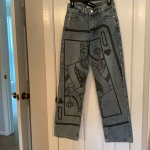 Celeste Like a Queen Straight Leg Jean by Fashion Nova